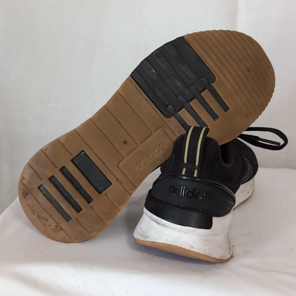 adidas Racer TR21 Black Knit Running Sneaker Size 8.5